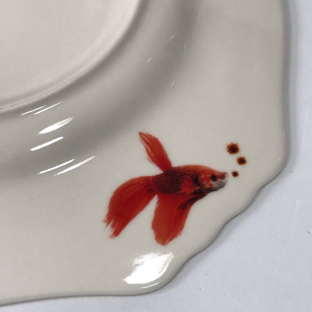 Anthropologie Nature Table Lou Rota Goldfish Plate - Picture 4 of 5
